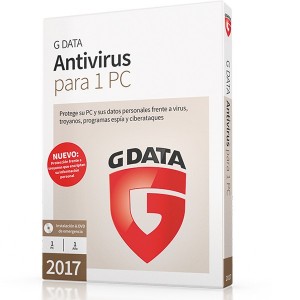 ANTIVIRUS GDATA 2017 ANTIVIRUS 1 PC 12 MESES